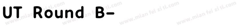 UT Round B字体转换
